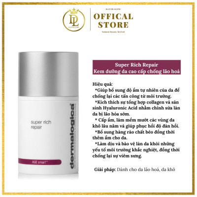 Kem dưỡng da chống lão hóa dành cho da khô Dermalogica Super Rich Repair 50ml