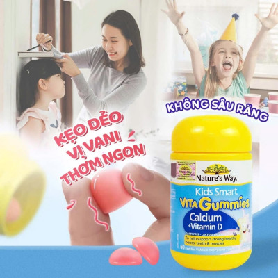 Kẹo Dẻo Bổ Sung Canxi Cho Bé Nature