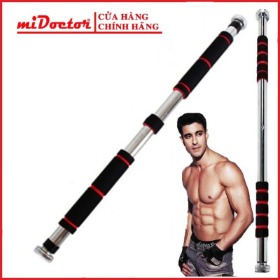 Xà Đơn Treo Tường Gắn Cửa Đa Năng Độ Dài Tùy Chỉnh Giúp Bạn Tập Gym, Tập Cơ Bụng, Cơ Vai, Cơ Xô 60-120Cm - Chính Hãng miDoctor (Màu Ngẫu Nhiên)