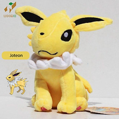 Gấu bông pokemon Eevee (eevui) Jolteon hệ điện (20cm--->30cm) nguyên tem nguyên tag xịn mịn đẹp hàng cao cấp, an toàn cho trẻ nhỏ