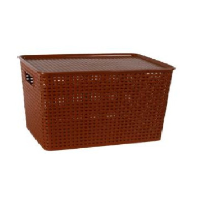 Combo 3 giỏ Hàn Quốc có nắp đậy Song Long cỡ đại (42,5*29,5*22,5) màu ngẫu nghiên