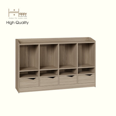 [Happy Home Furniture] WINNI, Tủ lưu trữ 4 ngăn kéo , 140cm x 28cm x 86cm ( DxRxC), THK_141