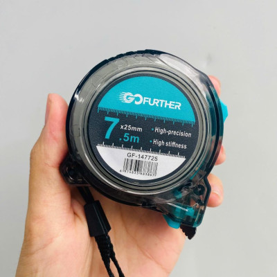 Combo 3 chiếc thước GOFUTHER mặt đen, Thước vỏ nhựa ABS chịu lực, Thước GF vỏ trong