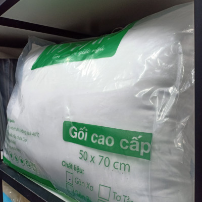 Combo 2 Gối Nằm Gòn  TATANA  Cao Cấp 50x70cm-Êm Mềm, Bền Đẹp, Giặt Máy Dễ Dàng