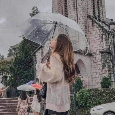Ô đi mưa trong suốt - dù che mưa che nắng trong suốt, bền- đẹp