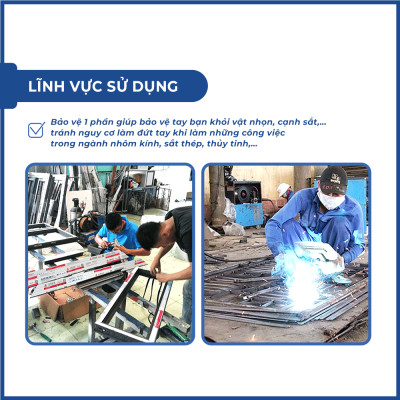 Combo Kính bảo hộ Delta Plus và găng tay chống cắt 3M cấp độ 5