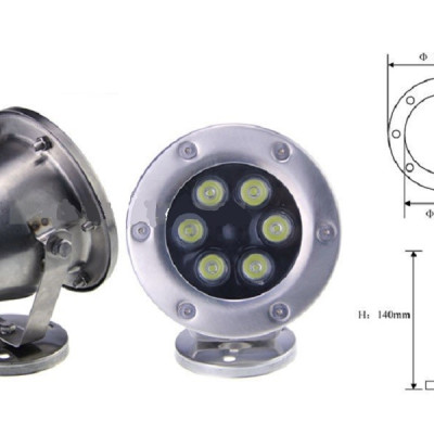 Đèn LED Âm Nước Công Suất 6W GSN6 GS Lighting (Ánh sáng Vàng)