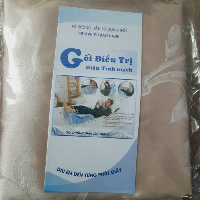 VỎ GỐI KÊ CHÂN CHỐNG GIÃN TĨNH MẠCH YOROKOBI 25CM- VÀNG NHẠT