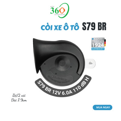 Còi Ô Tô Blaupunkt S79 BR – Hàng Chính Hãng – Âm Thanh Cảnh Báo To Rõ – Nhỏ Gọn – Bộ 2 Cái Giá Tốt