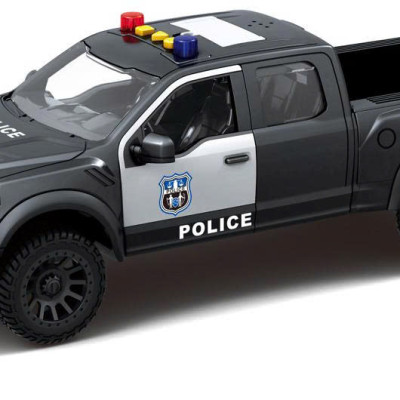 TOYSTAR - 666-91P Mô hình xe ô tô cảnh sát thành phố màu ghi (KT 41x16x21cm)