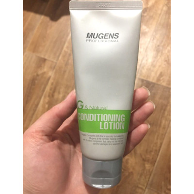 Dầu Xả khô dưỡng và Tạo kiểu Tóc Mugens Conditioning Lotion Hàn Quốc 100ml + Móc khóa