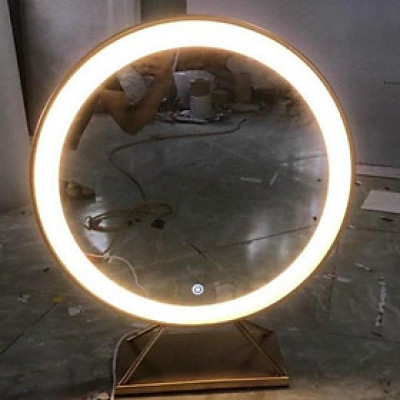 Hàng Siêu Cấp Bộ bàn phấn trang điểm 2 mặt kính họa tiết kim cương cao cấp  - Giá Tại Xưởng