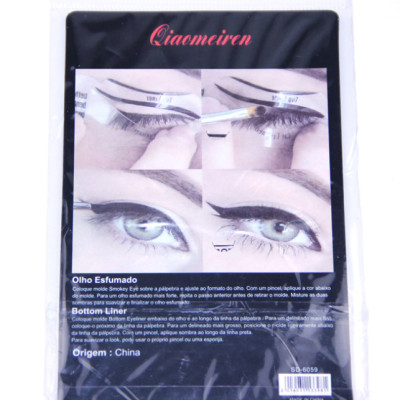 Sét 2 khuôn dụng cụ kẻ vẽ mắt mèo tiện lợi KM02