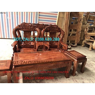 Bộ bàn ghế gỗ lim tay voi phòng khách