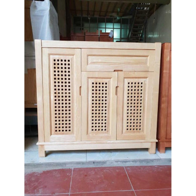 Tủ giày gỗ Sồi Nga 100cm