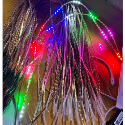 Combo 2 Dây Đèn LED 7 màu dài 1M chạy đuổi Audi trang trí xe