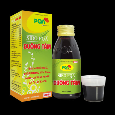 Dưỡng Tâm PQA Giúp Xoa Dịu Thần Kinh Hỗ Trợ Giảm Tình Trạng Mất Ngủ Dùng Cho Trẻ Em Khó Ngủ, Không Yên Giấc Hộp 125ml