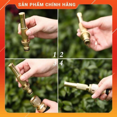 Vòi Xịt Rửa Xe️ Bộ dây vòi xịt nước rửa xe, tưới cây , tăng áp 3 lần, loại 15m 206587 cút sập,+ mở chai