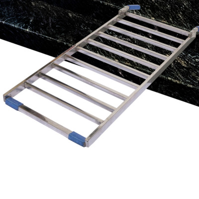 CẦU ĐI XE MÁY INOX . kt 85x40cm