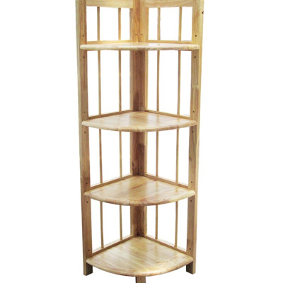 Kệ góc tường 4 tầng gỗ tự nhiên VIMOS
