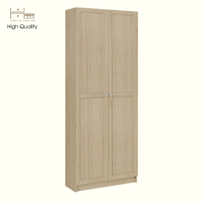 [Happy Home Furniture] CATY, Kệ sách 6 tầng 2 cửa mở, 80cm x 30cm x 202cm ( DxRxC), KSA_058