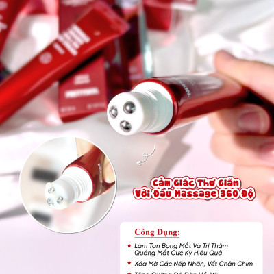 Kem dưỡng mắt giảm mờ thâm quầng mắt Retinol Pretty Skin, cải thiện nếp nhăn Prettyskin Wrinkle eraser roll on eye cream