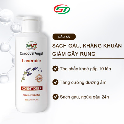 Dầu Xả Tóc, phục hồi tóc hư tổn, dưỡng tóc mềm mượt vượt trội Cazoova Lavender 800ML