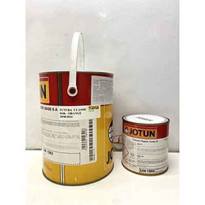 Sơn Epoxy Jotun Futura Classic base 6 màu Orange 0436 (Cam) 5L/bộ
