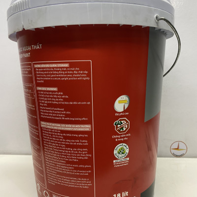 Sơn nước Toa Supertech ngoại thất màu xanh 7410 _ 18L