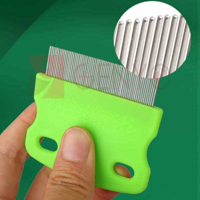 Lược chải ve rận bọ chét ve ghẻ cho thú cưng – Genyo comb 020 ( một cái, giao màu ngẫu nhiên )