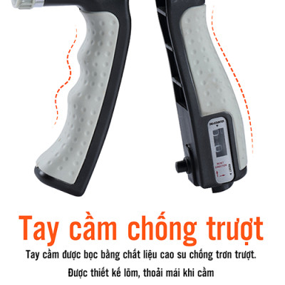 Combo Dây nhảy thể lực lõi thép và kìm bóp tay máy đếm tập gym tại nhà tăng cơ hiệu quả