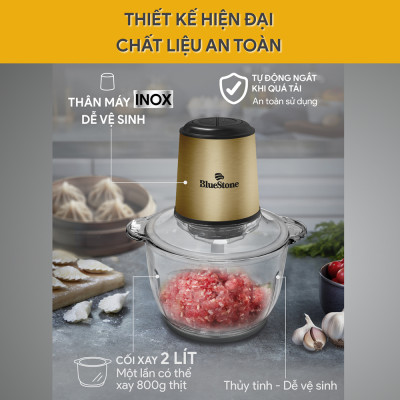Máy xay thịt Bluestone 2 lít CHB-5148 - Hàng chính hãng
