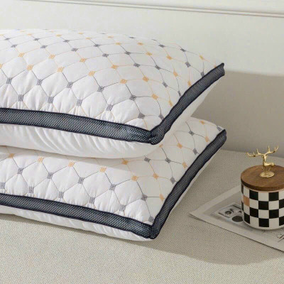 Đôi ruột gối nằm trần trám LIDACO cao cấp bông tự nhiên vải cotton 100% kích thước 50x70cm (2 chiếc)