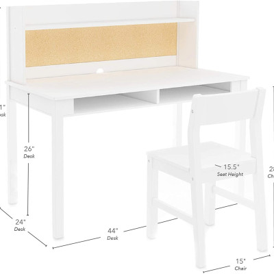 Bàn học sinh màu trắng cute Nội Thất Juno Sofa Kích thước bàn Ngang 112 x Sâu 61 x Cao 66 ( Màu trắng )