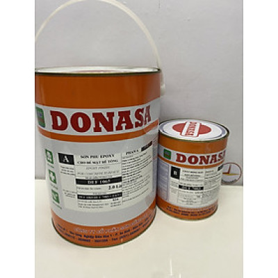 Sơn sàn bê tông Donasa /Floor coating Paint màu đen DEF 1065 3L