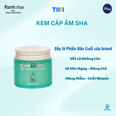 Kem Cấp Ẩm 5HA _ 5 Hyaluronic Water Drop Cream