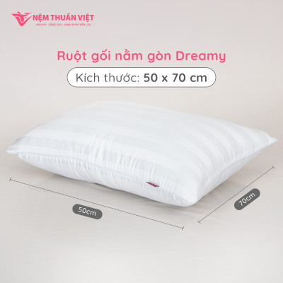 Ruột Gối Nằm Gòn Thuần Việt - Sợi Gòn Cao Cấp, Êm Ái - Kích Thước 50x70