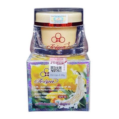 Kem FEIYA Nhân Sâm Đỏ 50g - Làm Sáng Da - Chống Lão Hóa - Giảm Nếp Nhăn - Cải Thiện Nám - Tàn Nhang