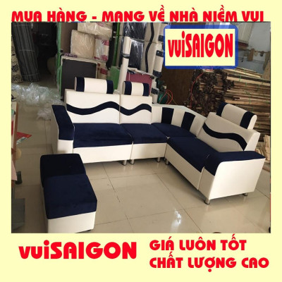 GHẾ SOPHA NỆM 2.1m x 1.6 DA MỀM MẠI CHỮ L PHÙ HỢP MỌI GIA ĐÌNH