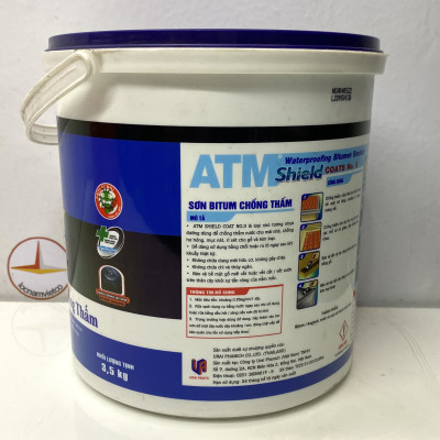 Sơn bitum chống thấm 3,5KG màu đen