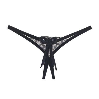 Quần lọt khe đan dây sau lưng siêu phẩm - Đen