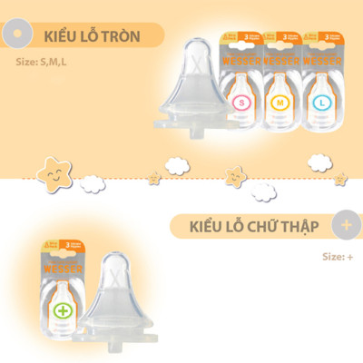 Núm vú Wesser cổ hẹp size S