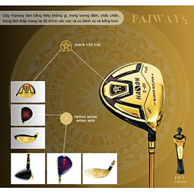 Gậy Fairway 5 - Trống đồng đông sơn | Nason Golf