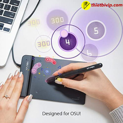Bảng Vẽ Điện Tử XP-Pen Star G430S Siêu Mỏng Lực Nhấn 8192 Chơi OSU, Ký Tên Điện Tử - Hàng Chính Hãng