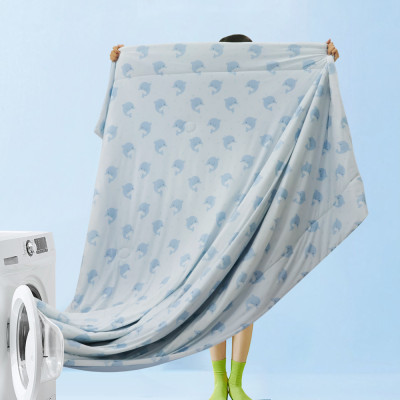 [CHĂN HÈ MÁT LẠNH] Mền lạnh I Cool Advance NIN House NM8028 2mx2m2 hình heo hồng cute| Chăn chần Ice Silk, Chăn điều hoà nhiều độ