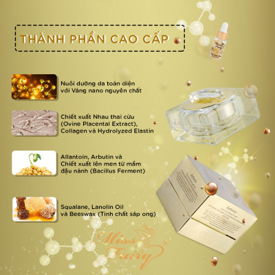 KEM MISSFAIRY VÀNG - NANO GOLD - XOÁ THÂM NÁM - TÀN NHANG - CẤP ẨM DA
