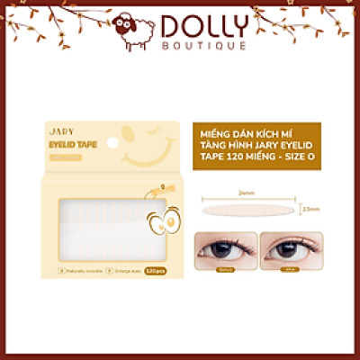 Miếng dán kích mí tàng hình Jary Eyelid Tape 120 miếng ( Chọn Size)