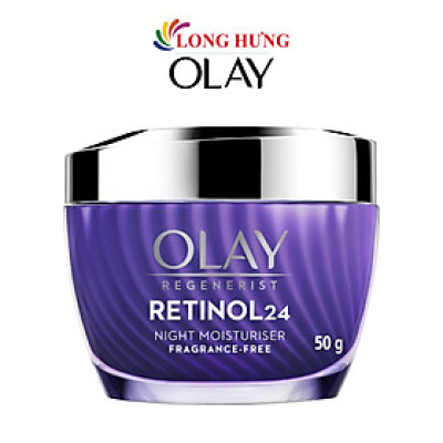 Kem dưỡng trẻ hóa da ban đêm Olay Regenerist Retinol 24 Night Moisturiser (50g) - Hàng chính hãng