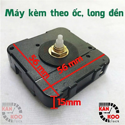 Máy đồng hồ treo tường HR1688-24H độc, lạ -  Máy chạy 1 vòng 24h (không giống các loại máy thông thường 1 vòng chạy 12h)