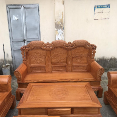 Bàn Ghế Khổng Minh Gia Cát Lượng Gỗ Gõ Đỏ